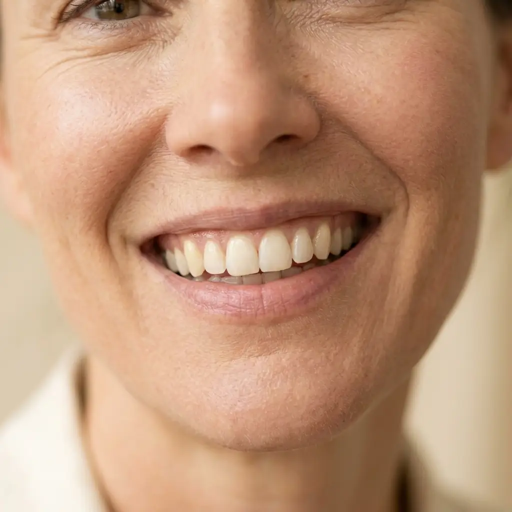 Woman showing a full smile, wrinkle relaxers West Hollywood